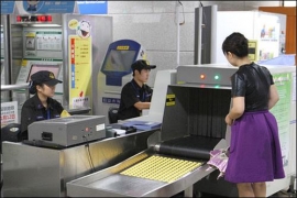 文明你我他，車站行李過安檢機為大家